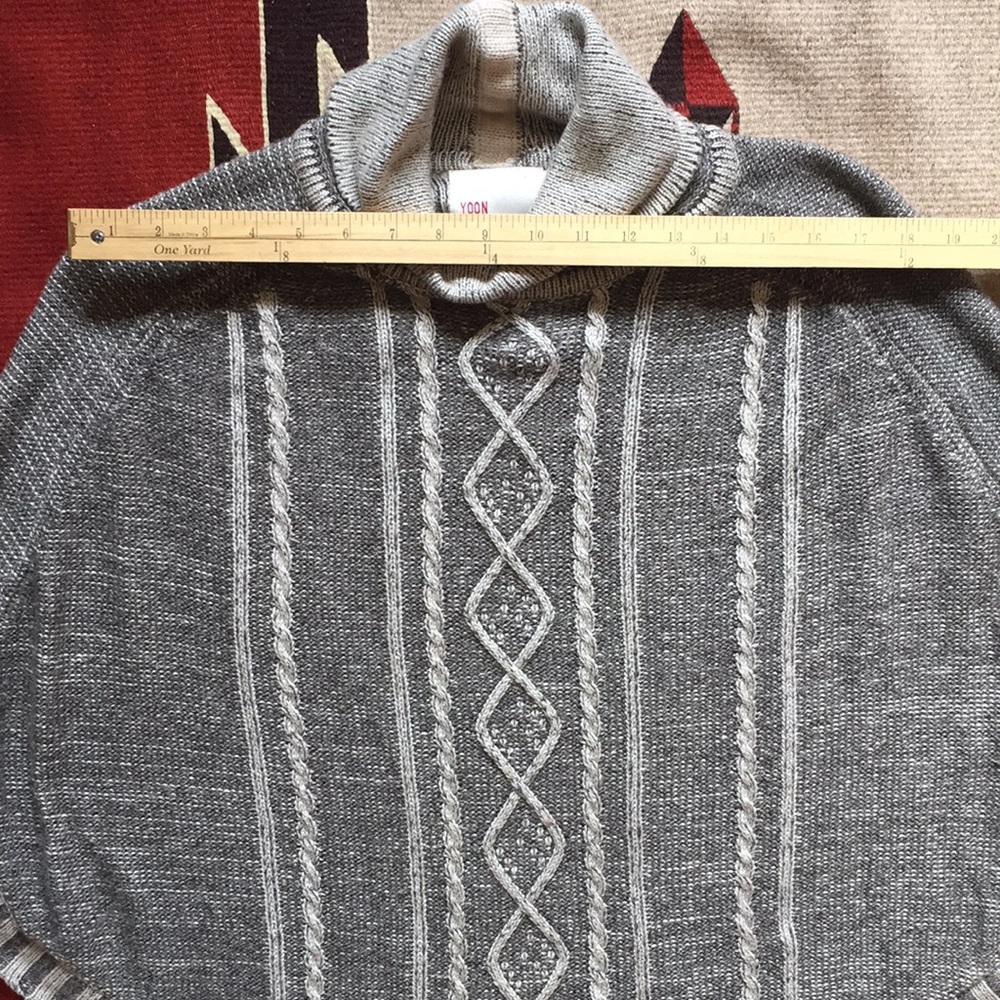 Anthropologie Delphine Poncho turtleneck by Yoon - Picture 8 of 8